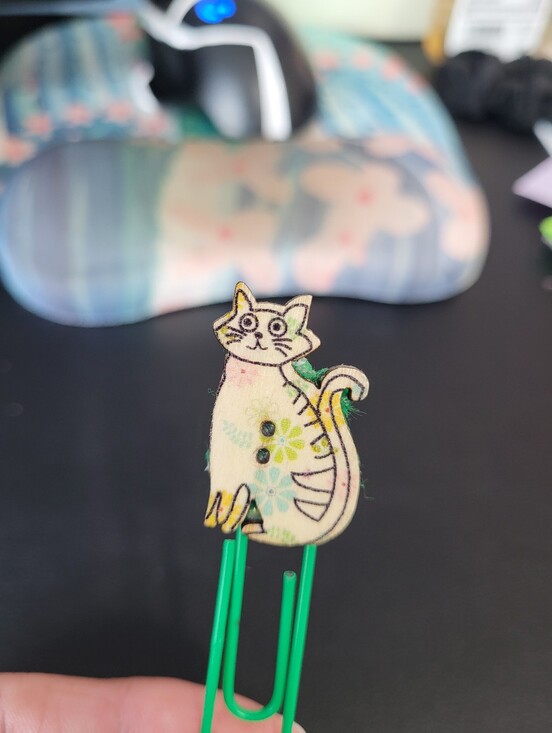 Handmade Other - 24 - Cat Paperclip Stationary